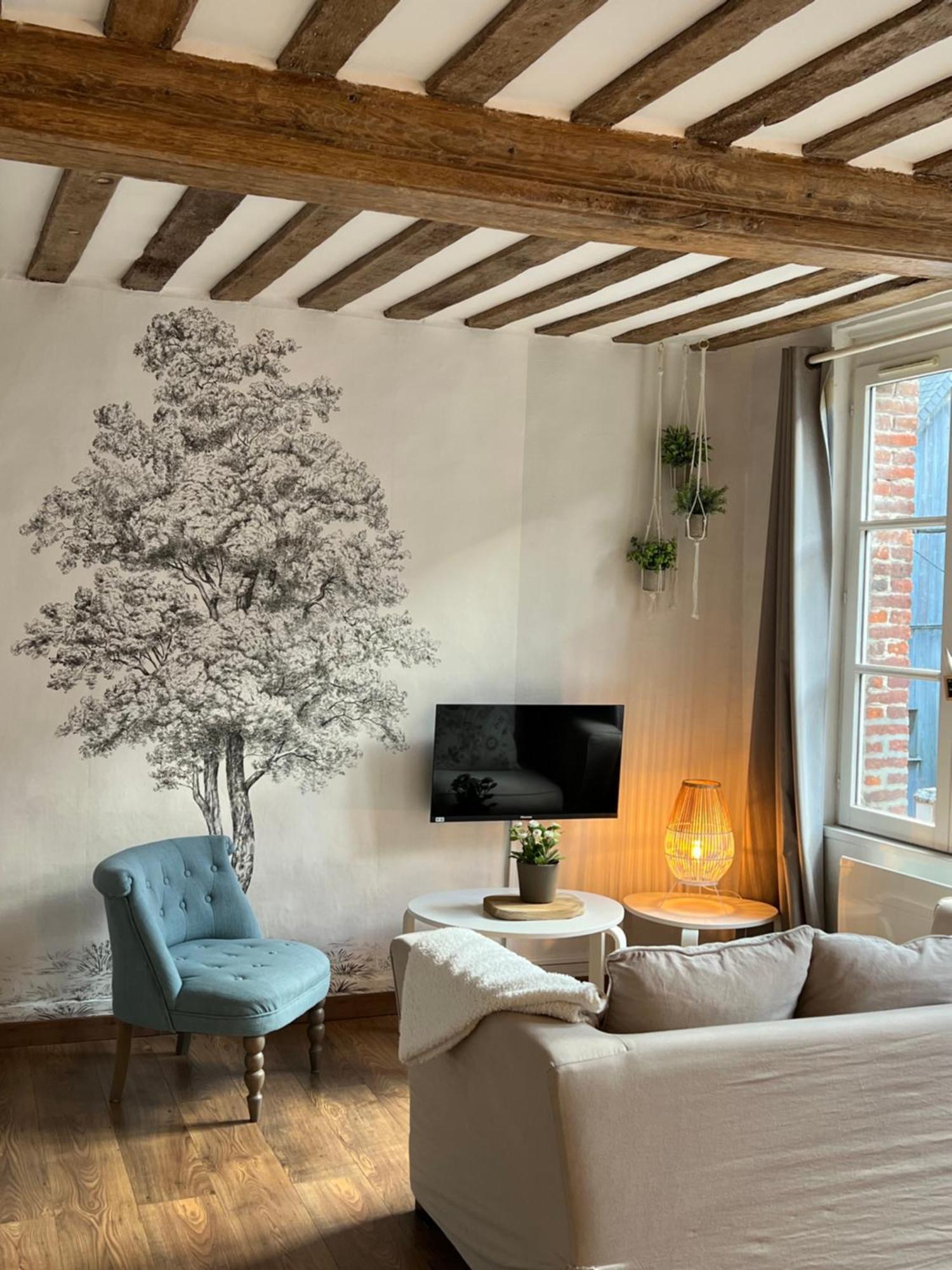 Une Pause Chez Julien, Appartement Lumineux Et Idealement Situe! 옹플뢰르 외부 사진